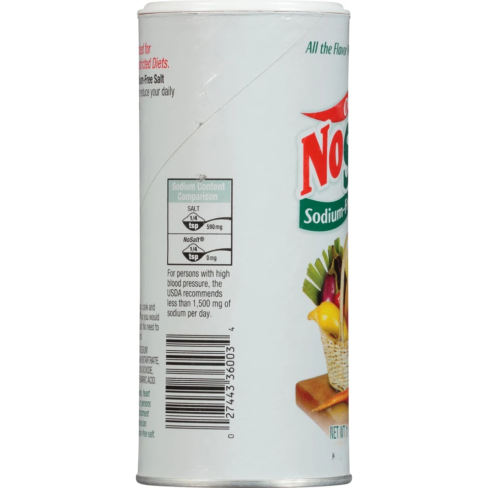 NoSalt canister comparison and side panel